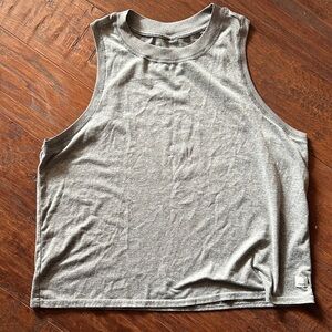 Vuori Heather Gray Muscle Tee